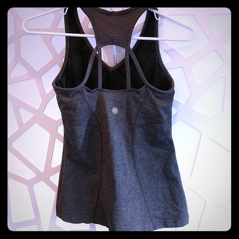 Athleta grey workout top